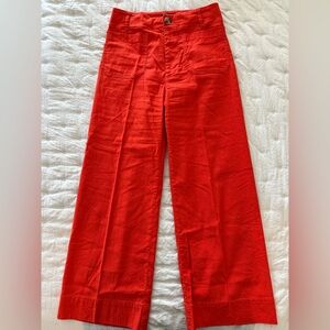 Maeve The Collette - Orange Cropped Pants